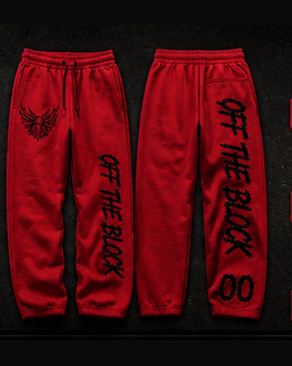RED SIGNAL SWEATS from the SIGNAL 00 Off the Block collection