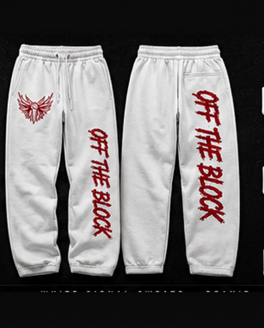 WHITE SIGNAL SWEATS from the SIGNAL 00 Off the Block collection